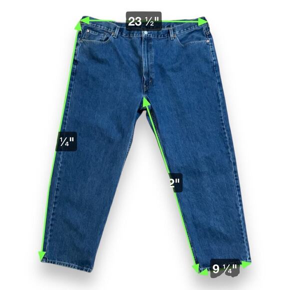 Levi’s Jeans Mens Blue 550 Medium Wash Size 48/32 - Picture 3 of 7